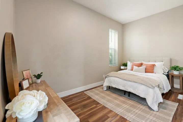 West unit. Bedroom