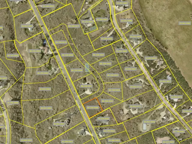 Plat Map. Illustrating property boundaries and parcel identification numbers
