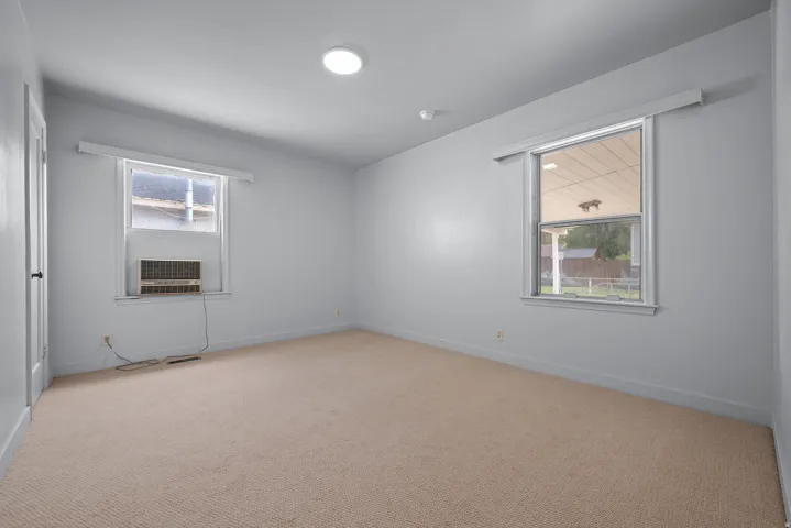 Bedroom #2. New paint and carpet.