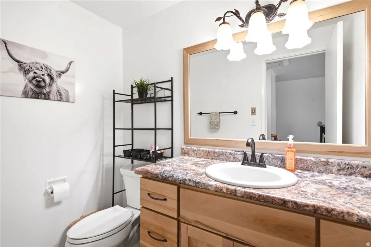 Remodeled bathrooms.