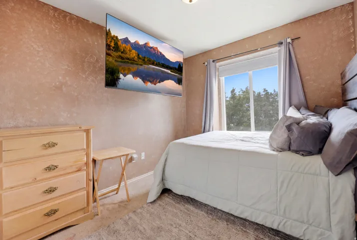 Textured wall finishes with a mounted television