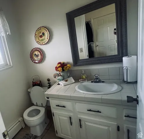 Main level half bath