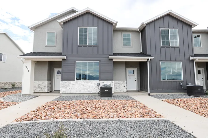 Front of the home. Full landscaping will be installed on these homes.