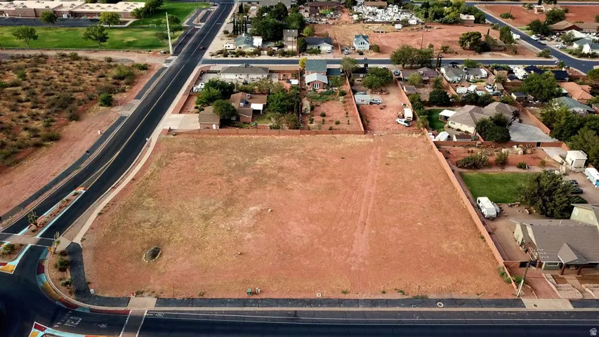 Expansive parcel of undeveloped land with clear boundaries