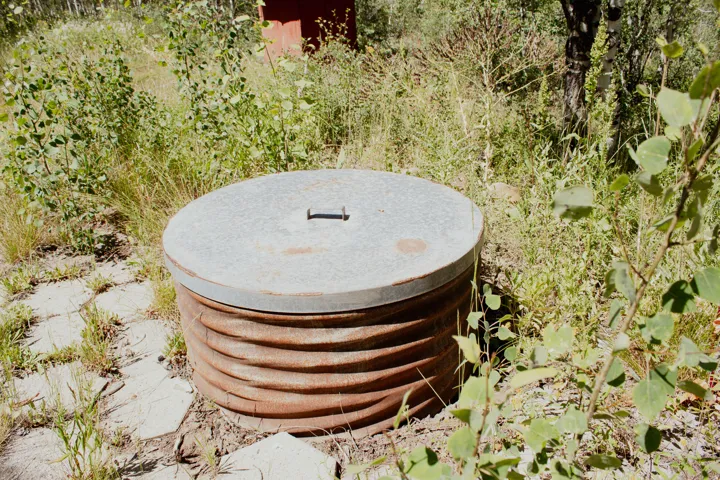 Fire pit on lot
