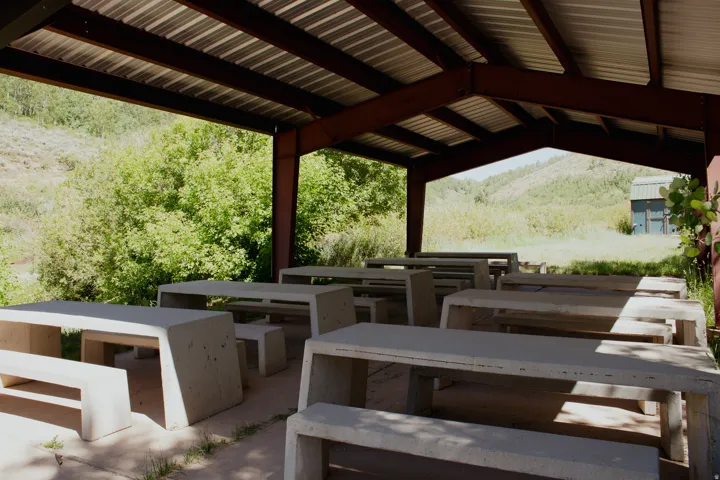 Public picnic area