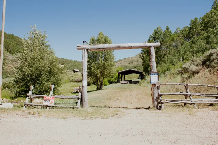 Public picnic area