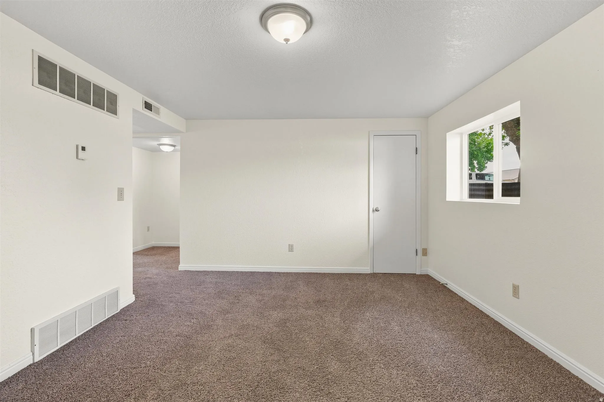 Neutral-toned wall paint throughout