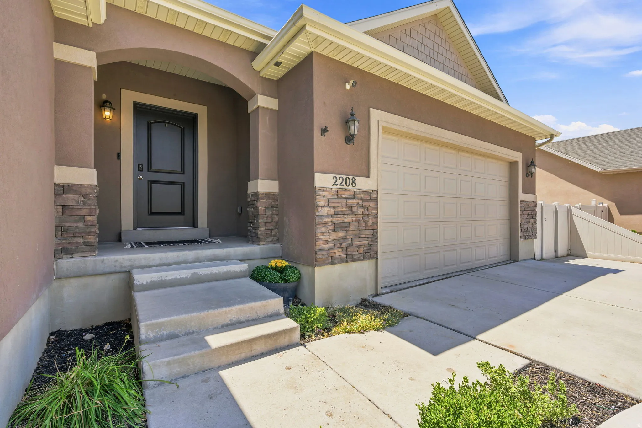 Exterior entry