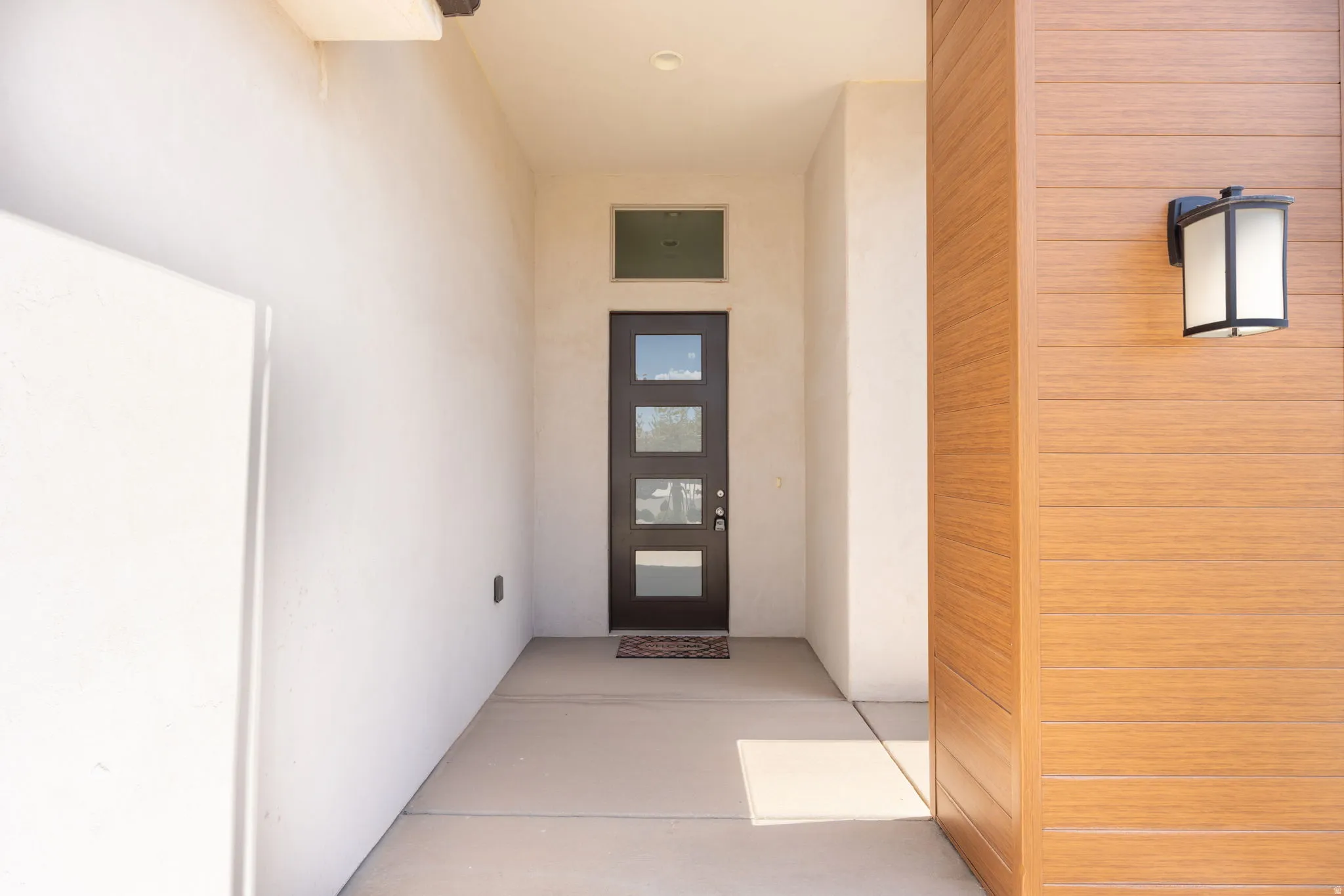 Exterior entry