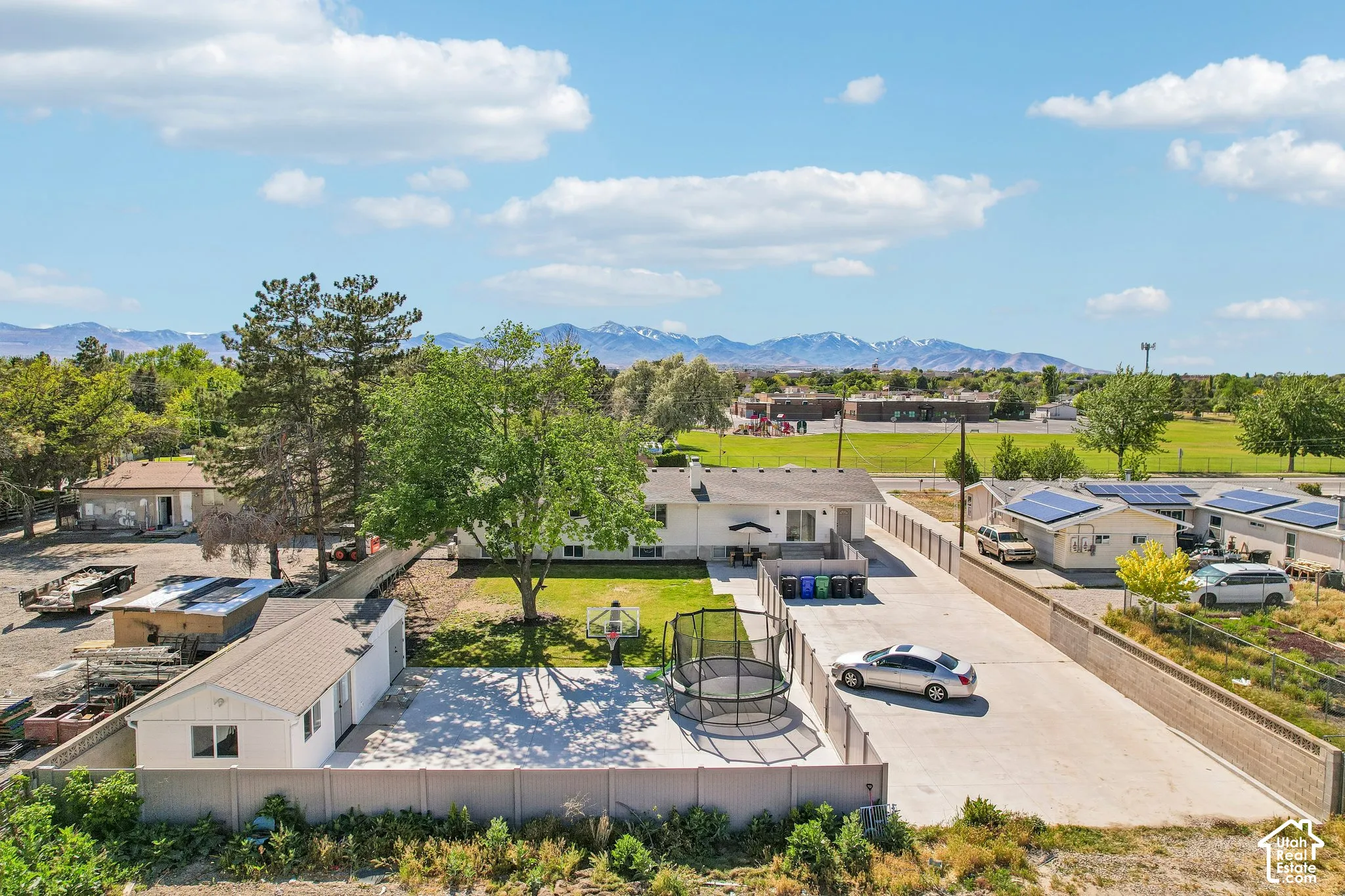 Main Residence Backyard & Parking