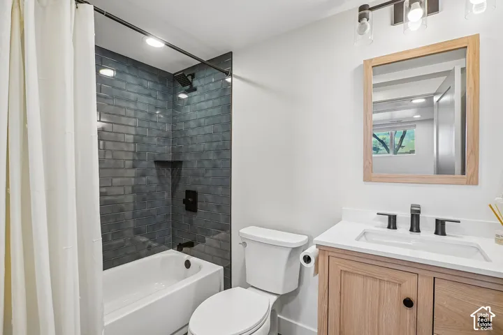 Basement Bathroom, off Living Room