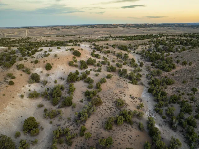 Expansive natural landscape with varied terrain and sparse vegetation