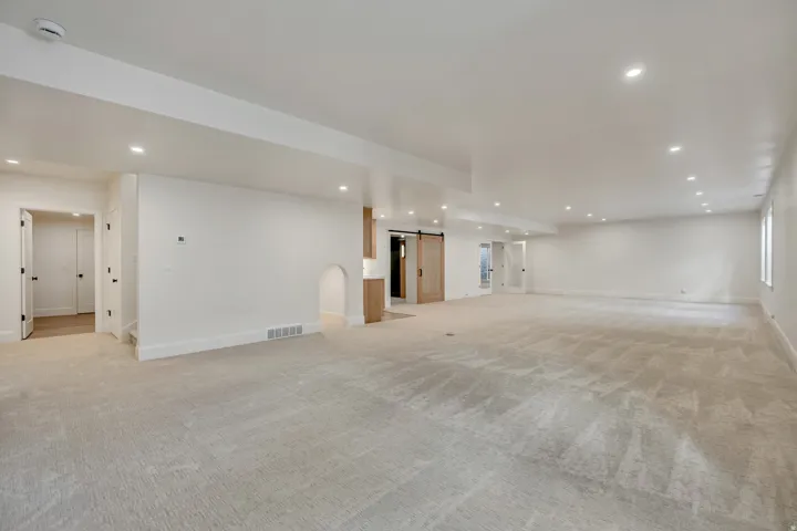 Spacious open-concept room