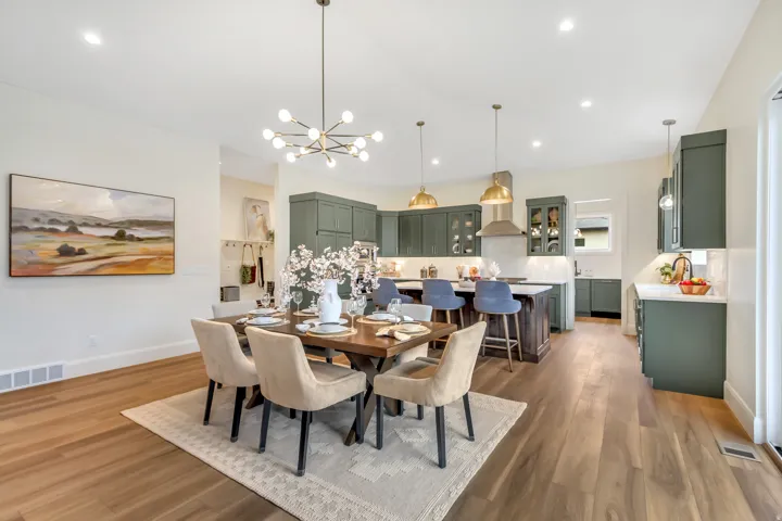 Choose your lighting fixtures, flooring and cabinets