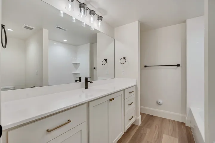 Shared basement bath