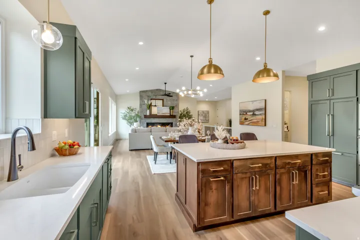 Add a farmhouse sink if you desire