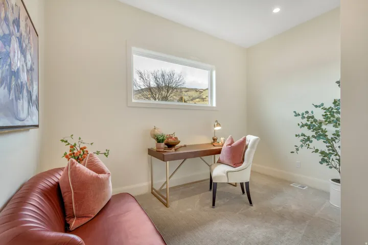 This versatile space can be an office, nursery or craft space, or incorporate it to enlarge your pantry