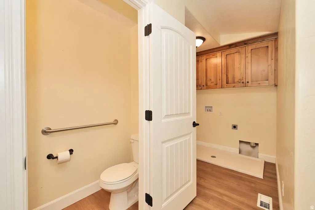 Half bath & laundry Room