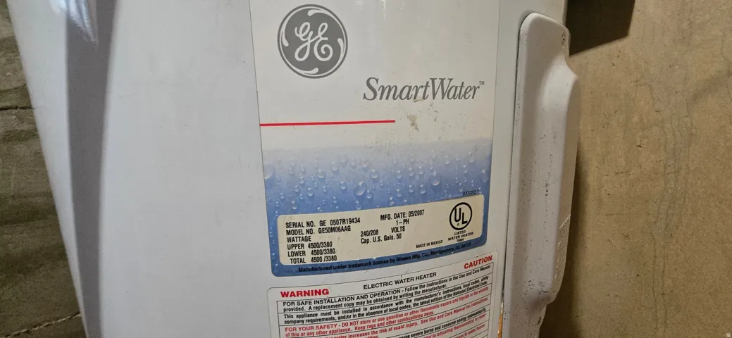 GE SmartWater electric water heater