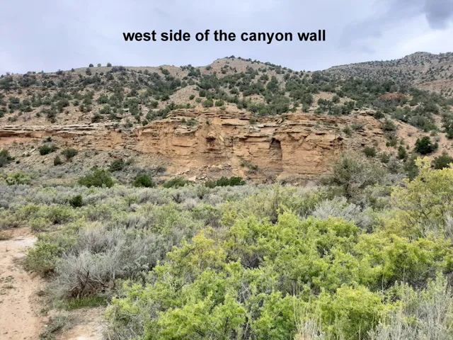 View to the east.