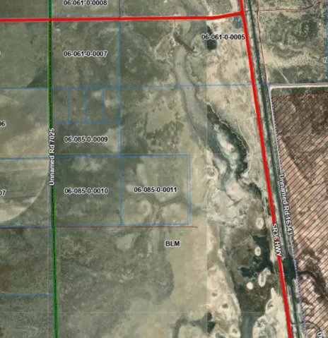 Plat Map. Illustrating property boundaries and parcel identification numbers for the property