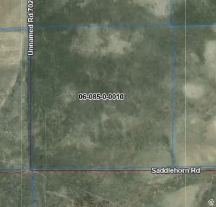 Property Parcel Map. Displaying the property's boundaries and identifying adjacent roadways