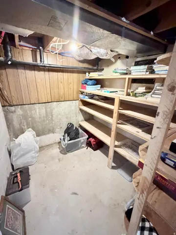 View of storage area