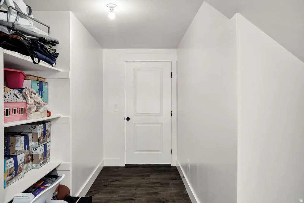 Storage room in the basement