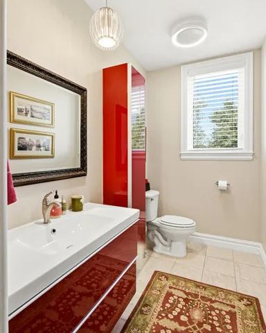 Elegant Main-Level Powder Room or 1/2 Bathroom