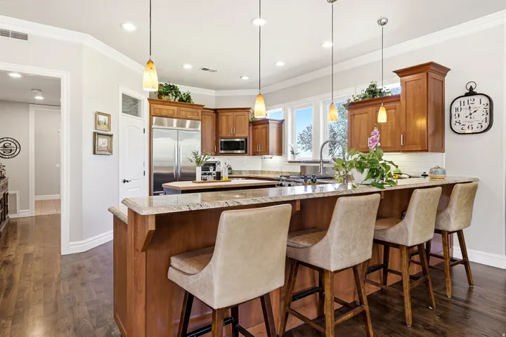 Spacious Kitchen Designed for Gathering and Entertaining