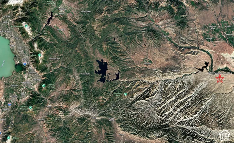 Satellite Map. Indicating the geographic location of the property within a broader region