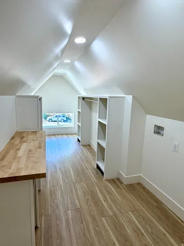 Master Closet with Laundry Hookups