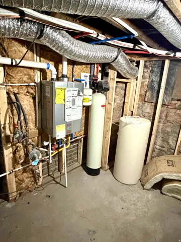 Water softener and tankless water heater