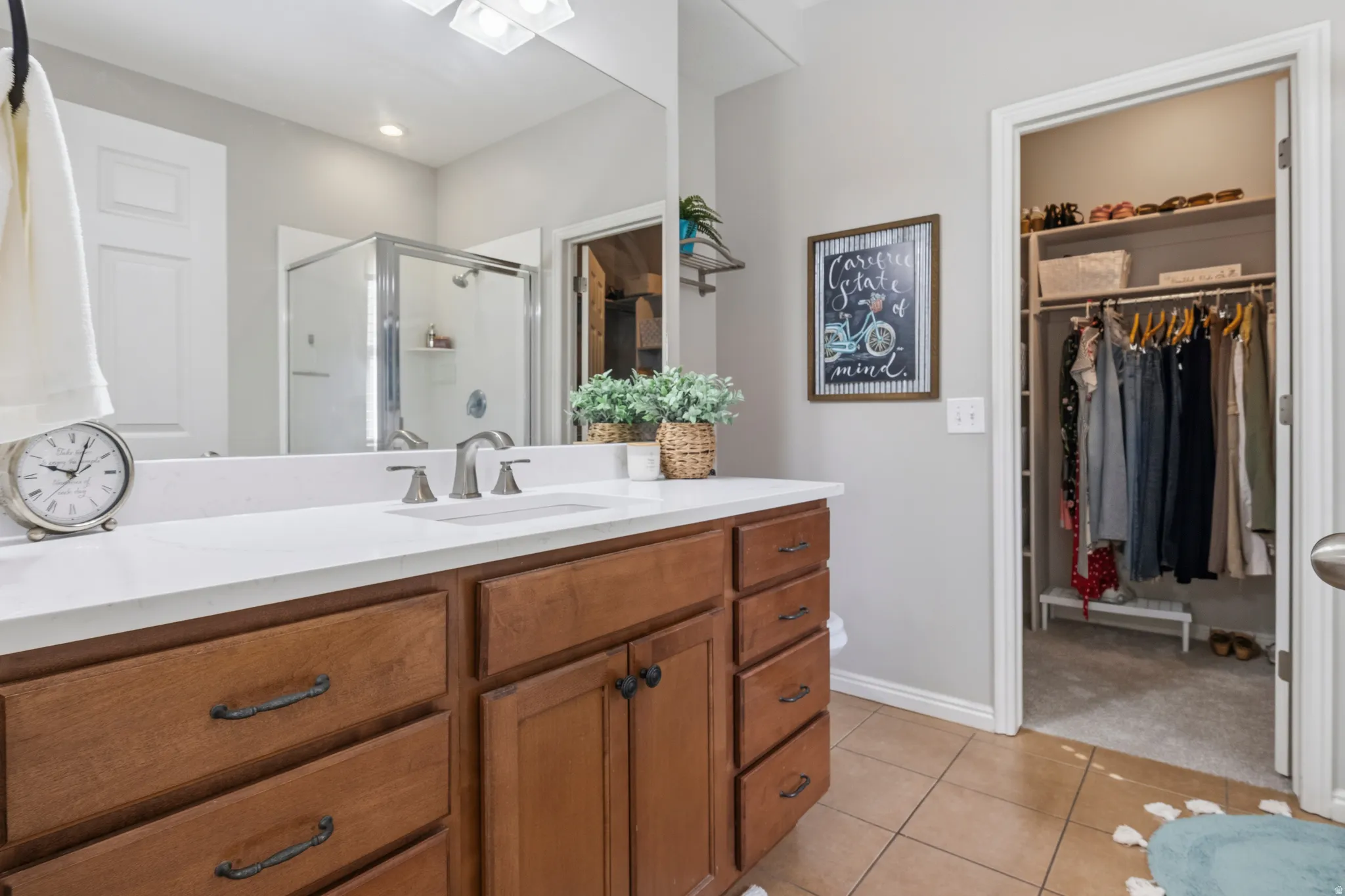 Primary Bathroom & Walk-in Closet