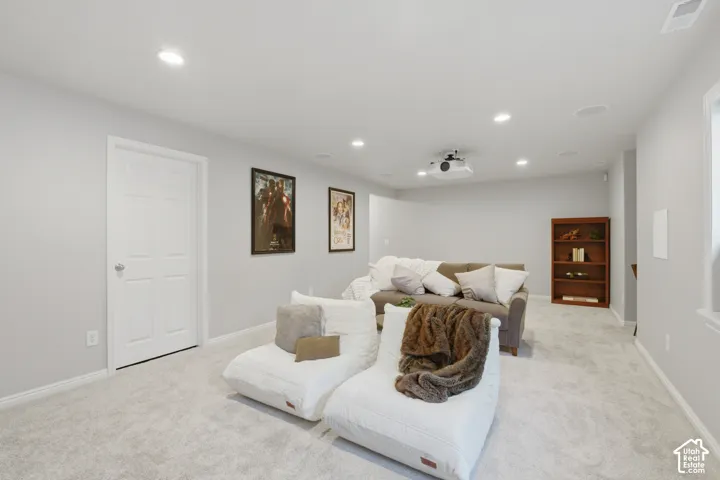 Movie room or game room, living rom