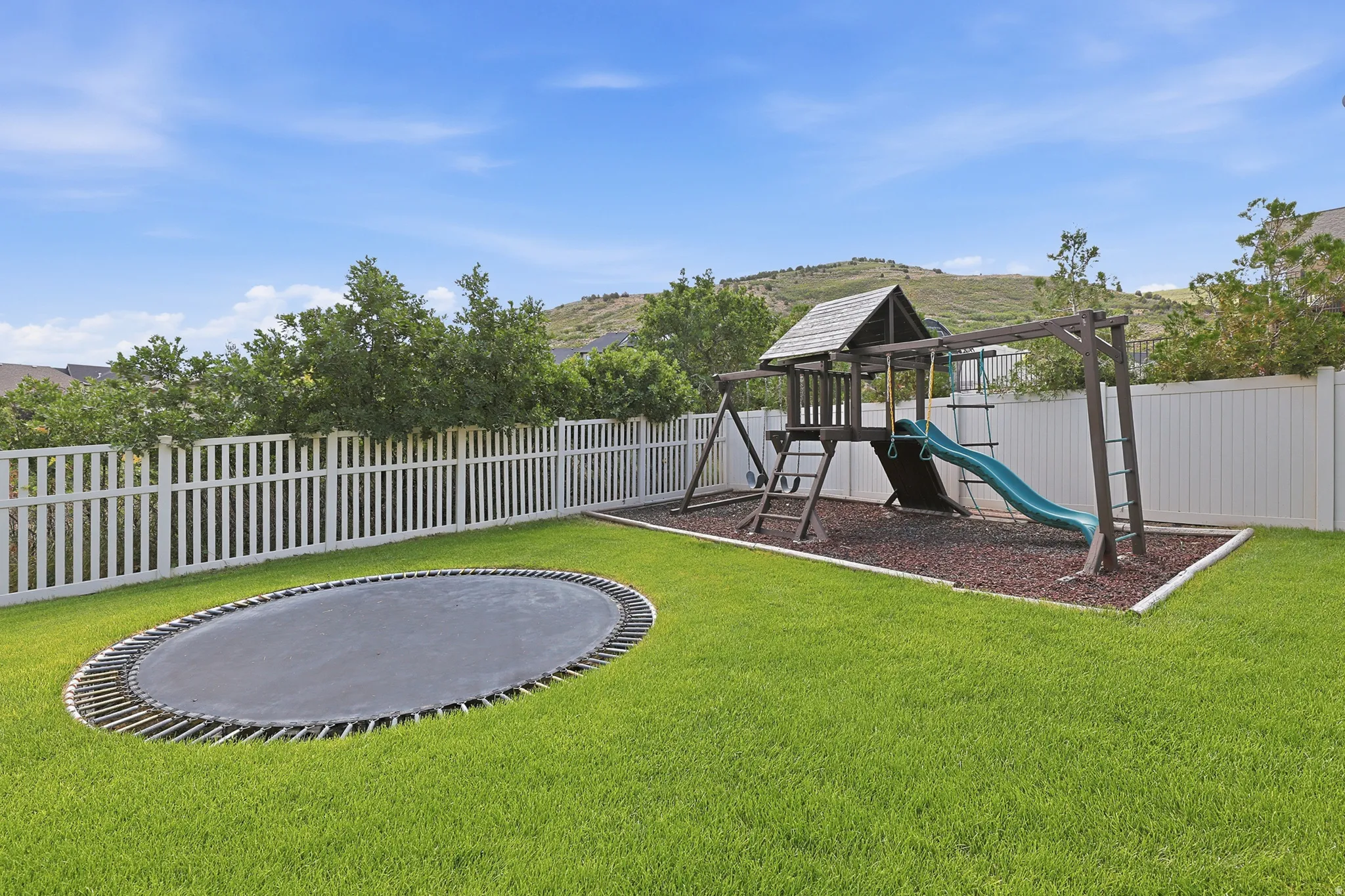 Private backyard