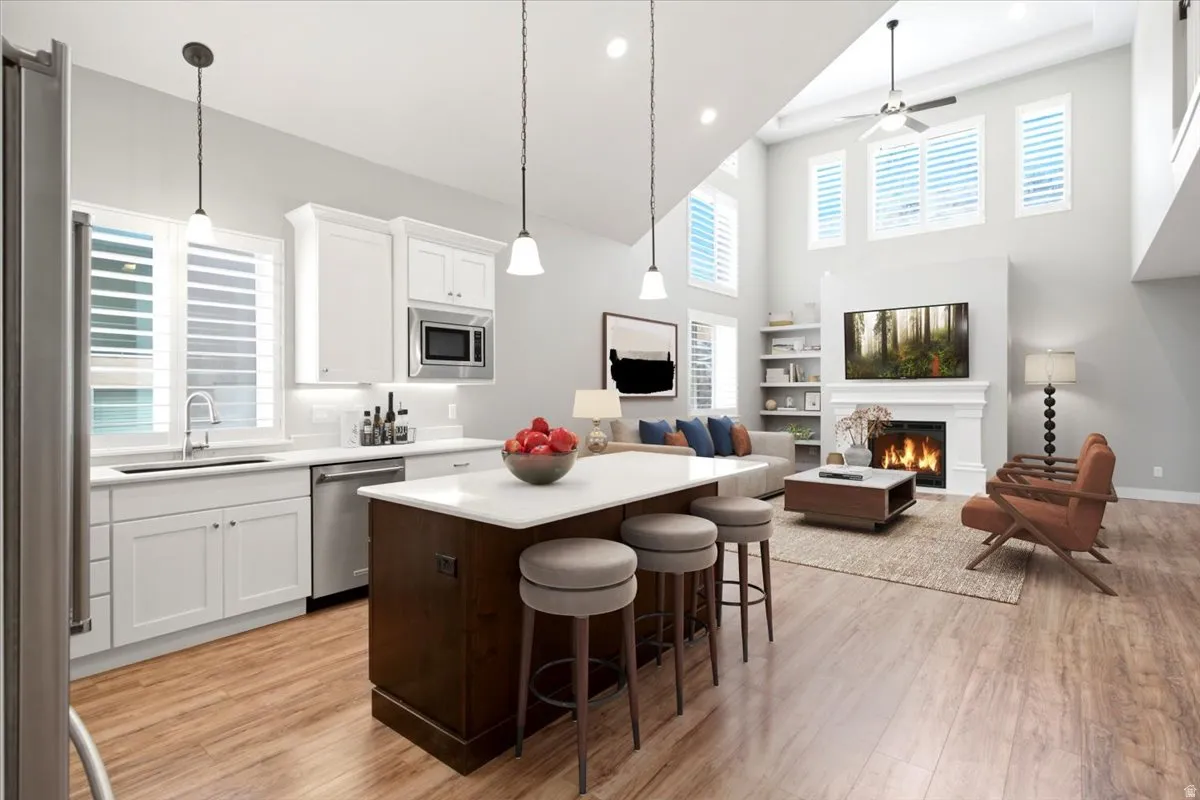 Great Room Virtually Staged