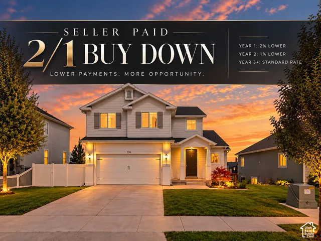 Marketing Material. Seller-paid buy-down offer detailing reduced interest rates across multiple years to lower borrower payments