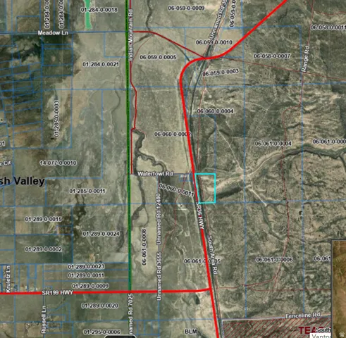 Property Parcel Map. Illustrating the property boundaries and identifying the specific parcel within the broader geographic area