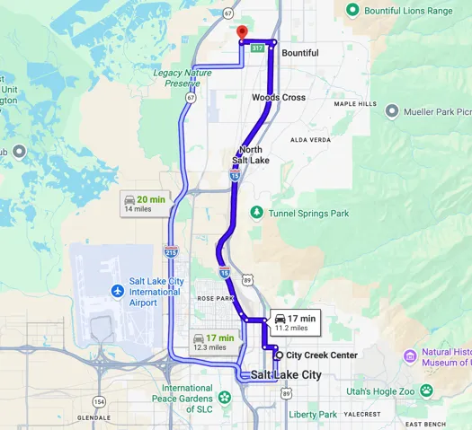 Short drive into Salt Lake City means you're minutes away from amazing venues, eateries, shopping, and more!