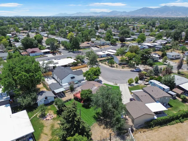 Expansive residential neighborhood featuring numerous mature trees and a curvilinear street layout
