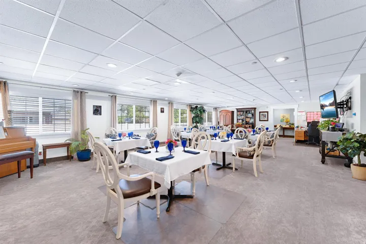 Residents' dining area