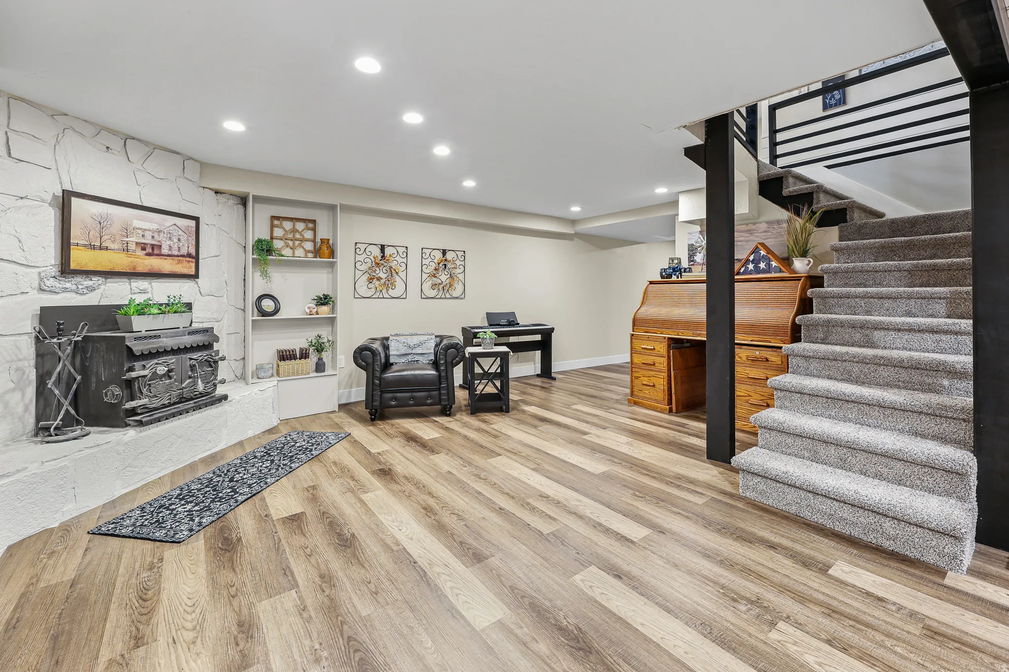 Newly configured stairs