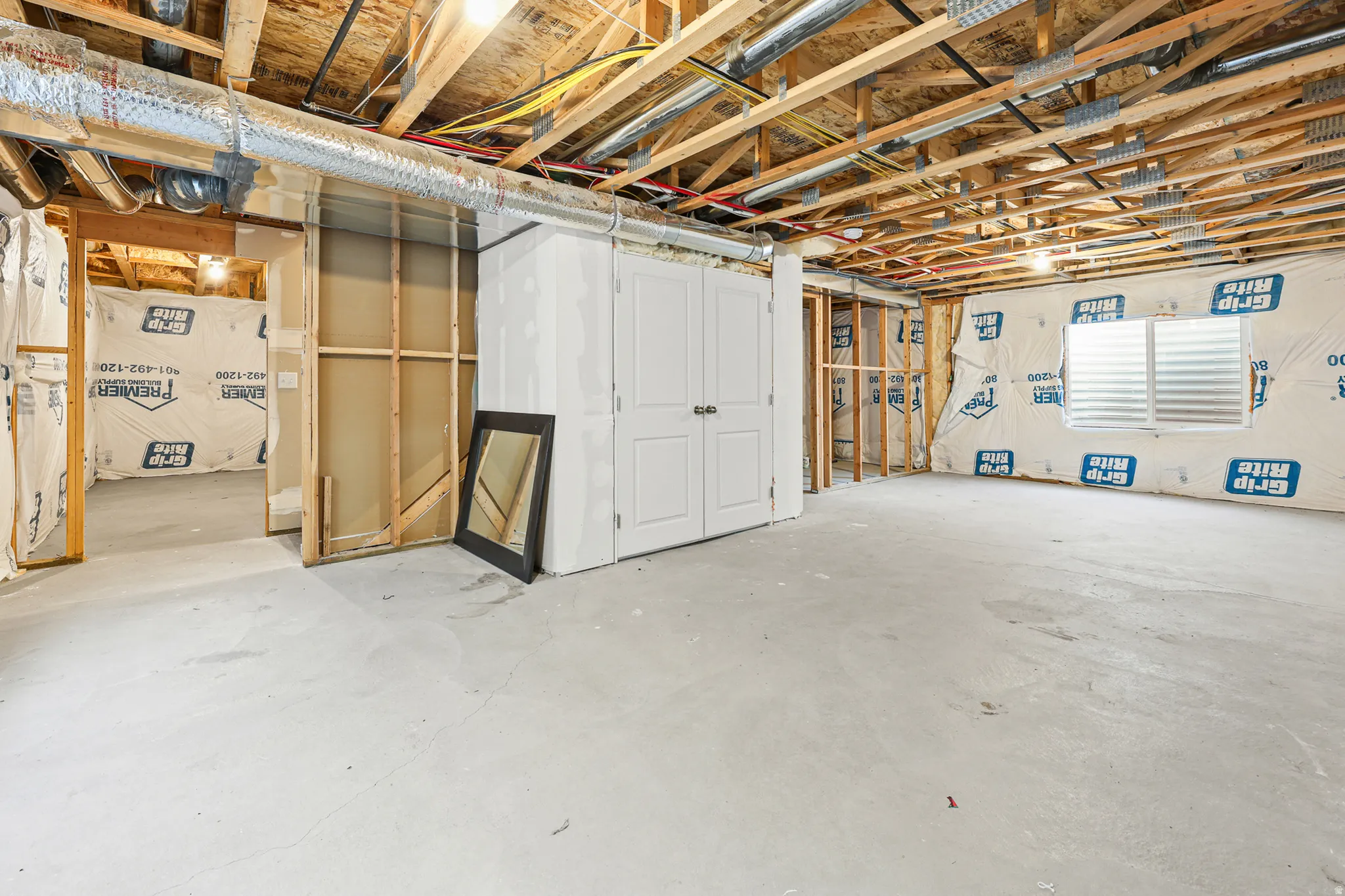 Unfinished basement