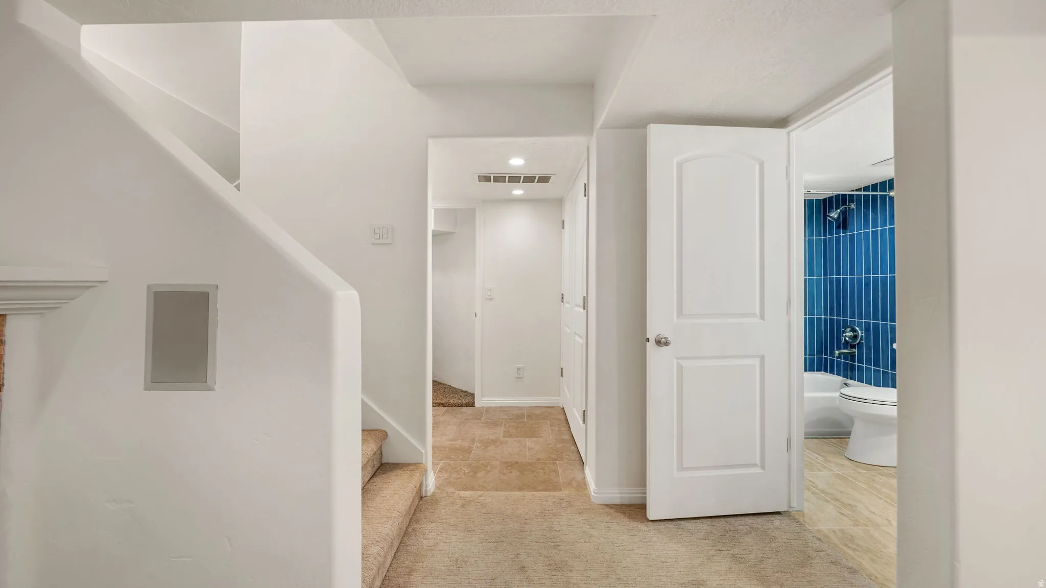 Basement view of bathroom