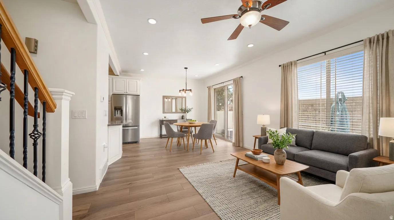 Living Room Virtually Staged