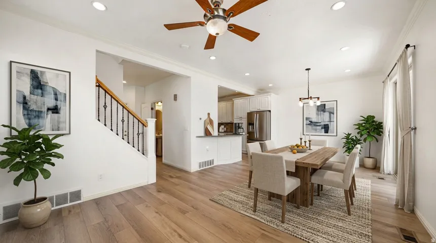 Living Room Virtually Staged
