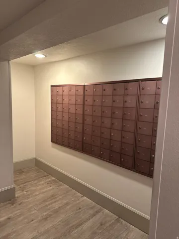 Wall-mounted mailboxes with individual compartments