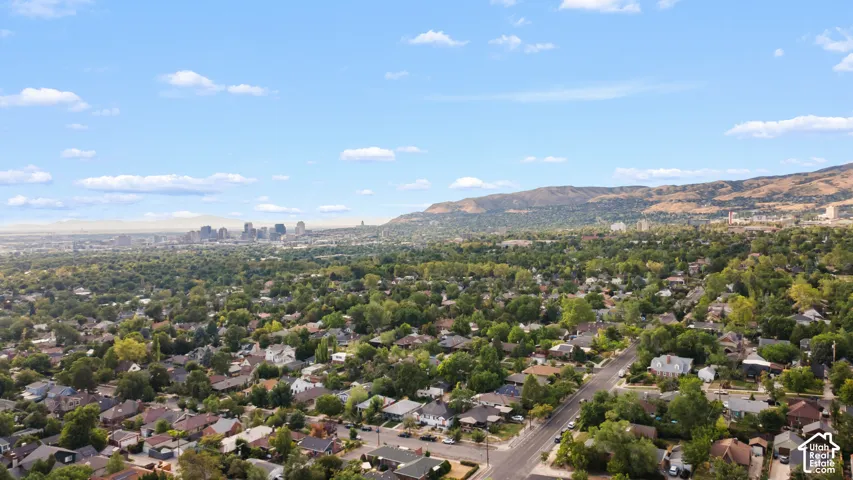 The skyline of downtown Salt Lake City.